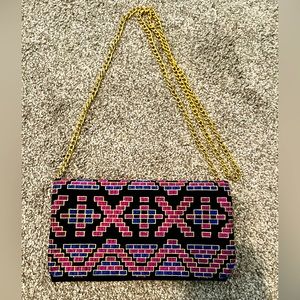 Aztec print crossbody purse